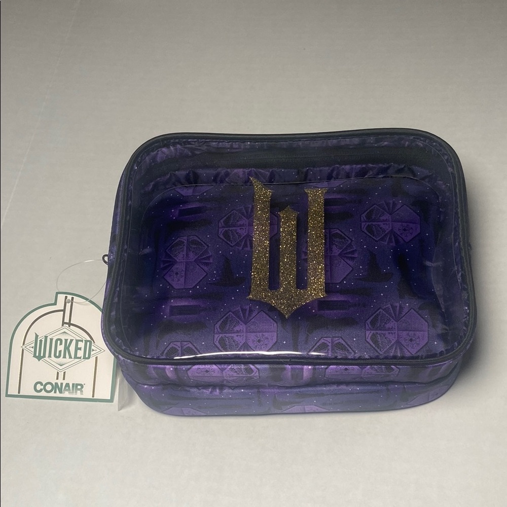 Wicked Conair Purple Cosmetic Bag